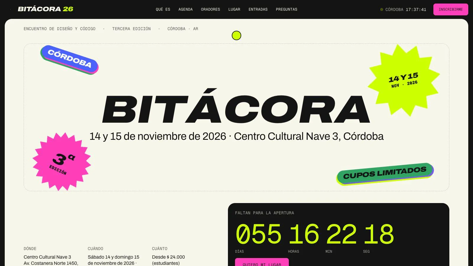 Captura de Bitácora