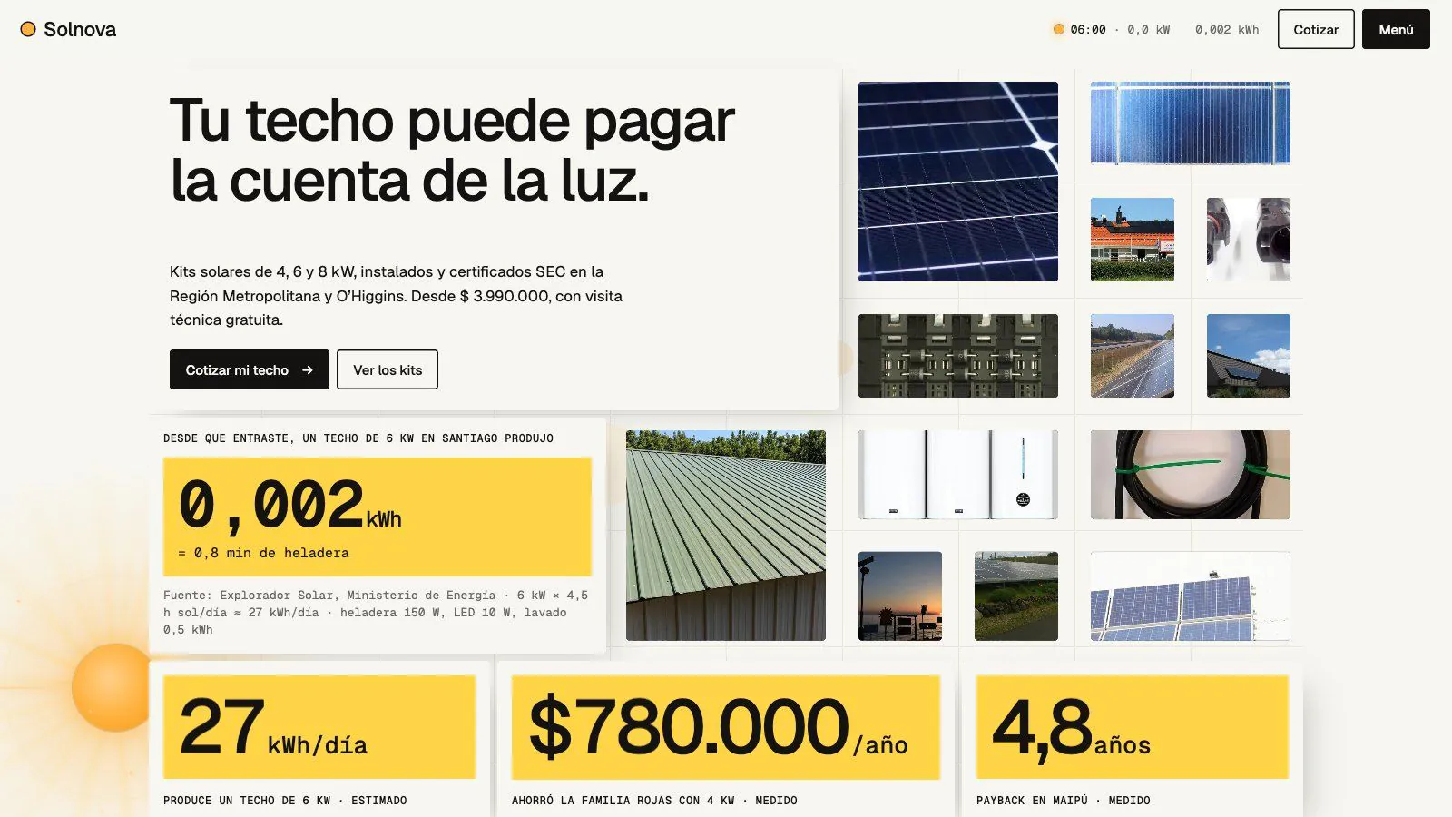 Captura de SolNova Energía